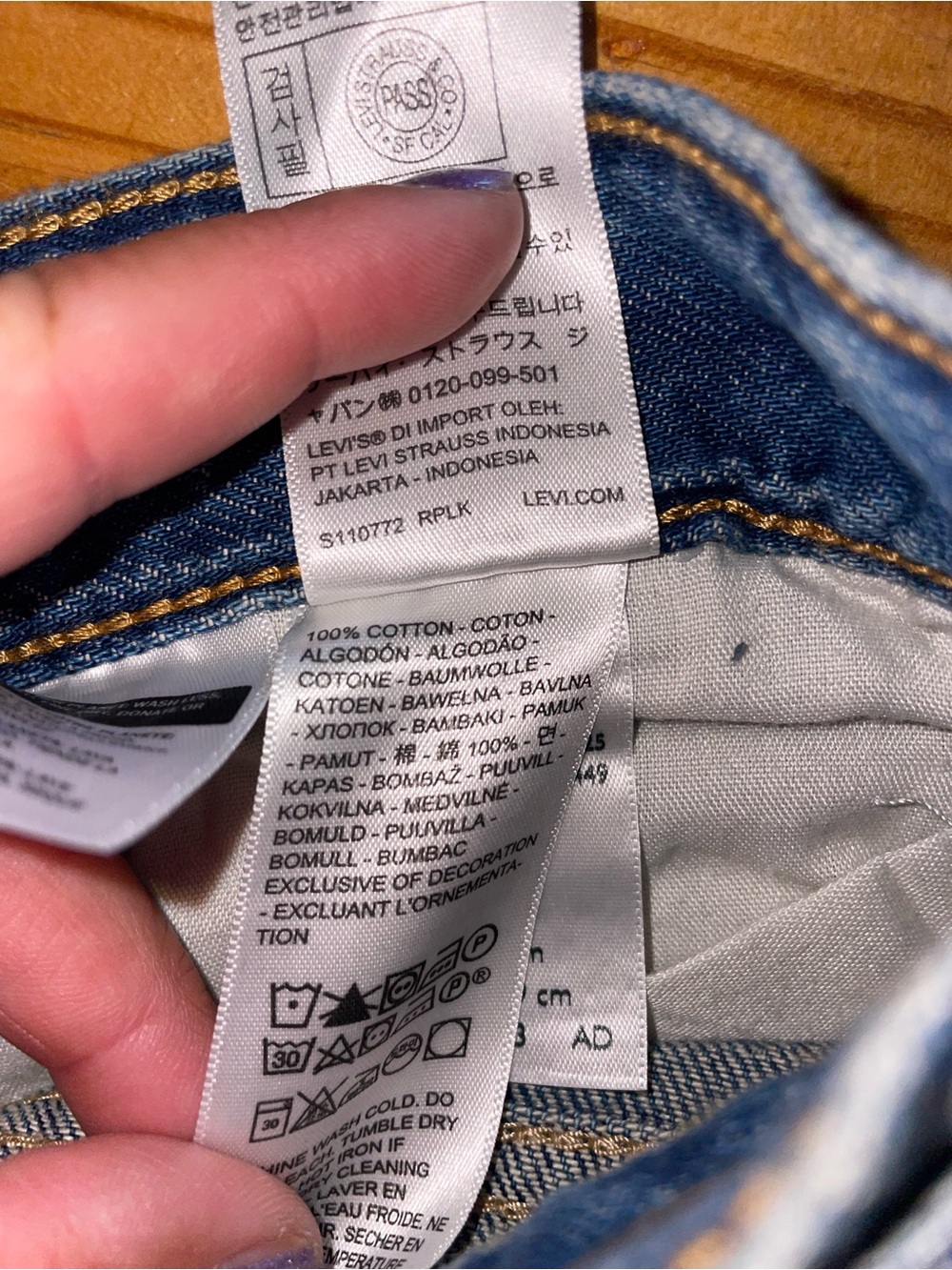 Levi’s Women Cinch Baggy Lightweight Jeans In chasing dreams Sz 29 NWT - Picture 14 of 14